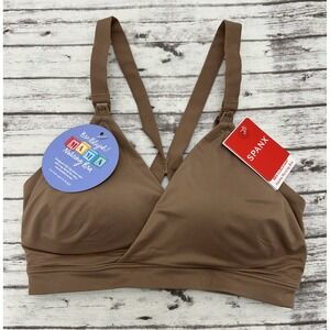 SPANX Nursing Bra Women's Stretch XS Small 32/34 A Nude Cafe Brown Bra-llelujah